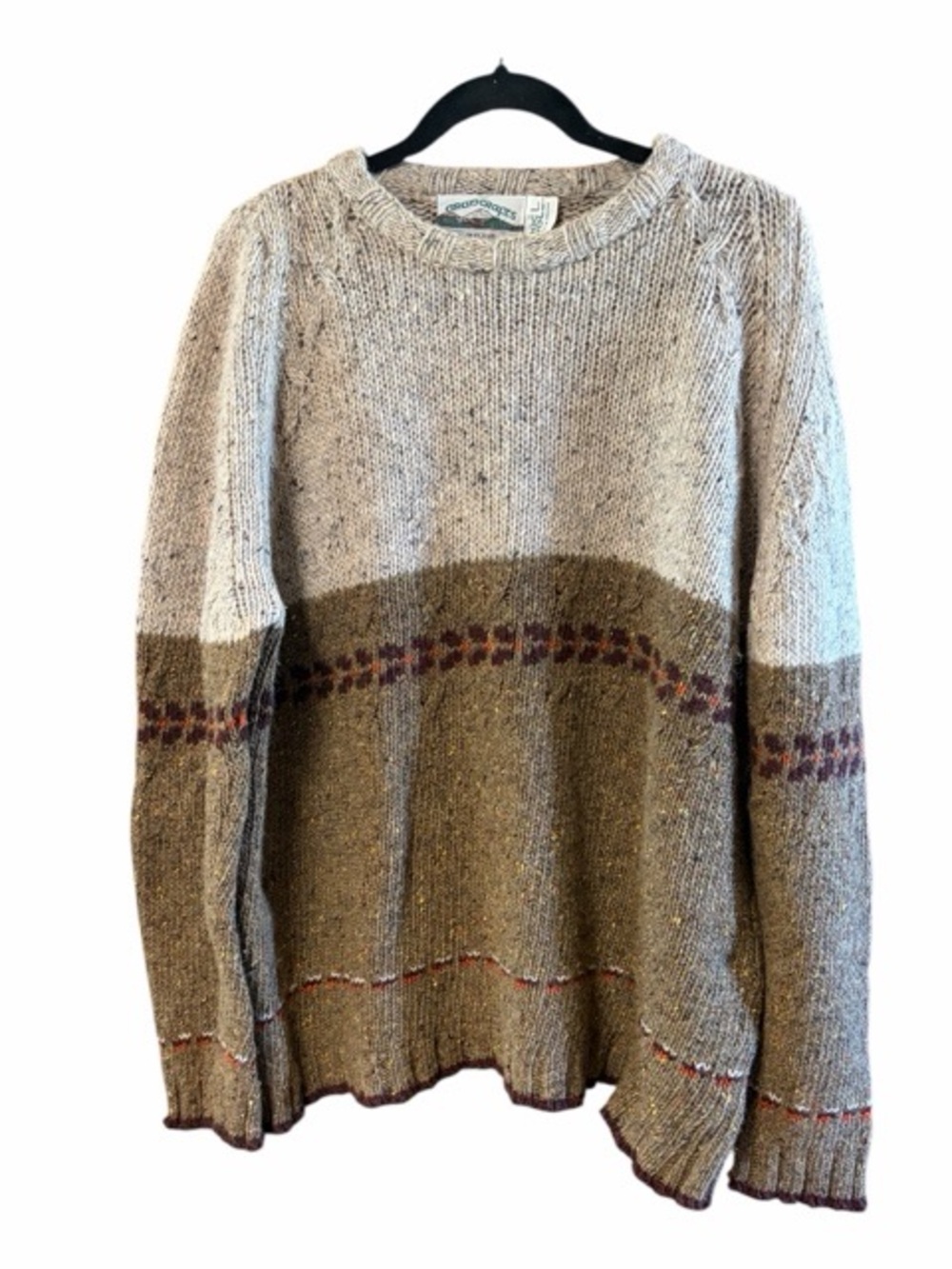 Aran Crafts Ireland Vintage Wool Crewneck Sweater